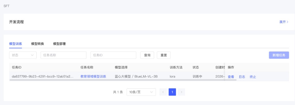 训练中